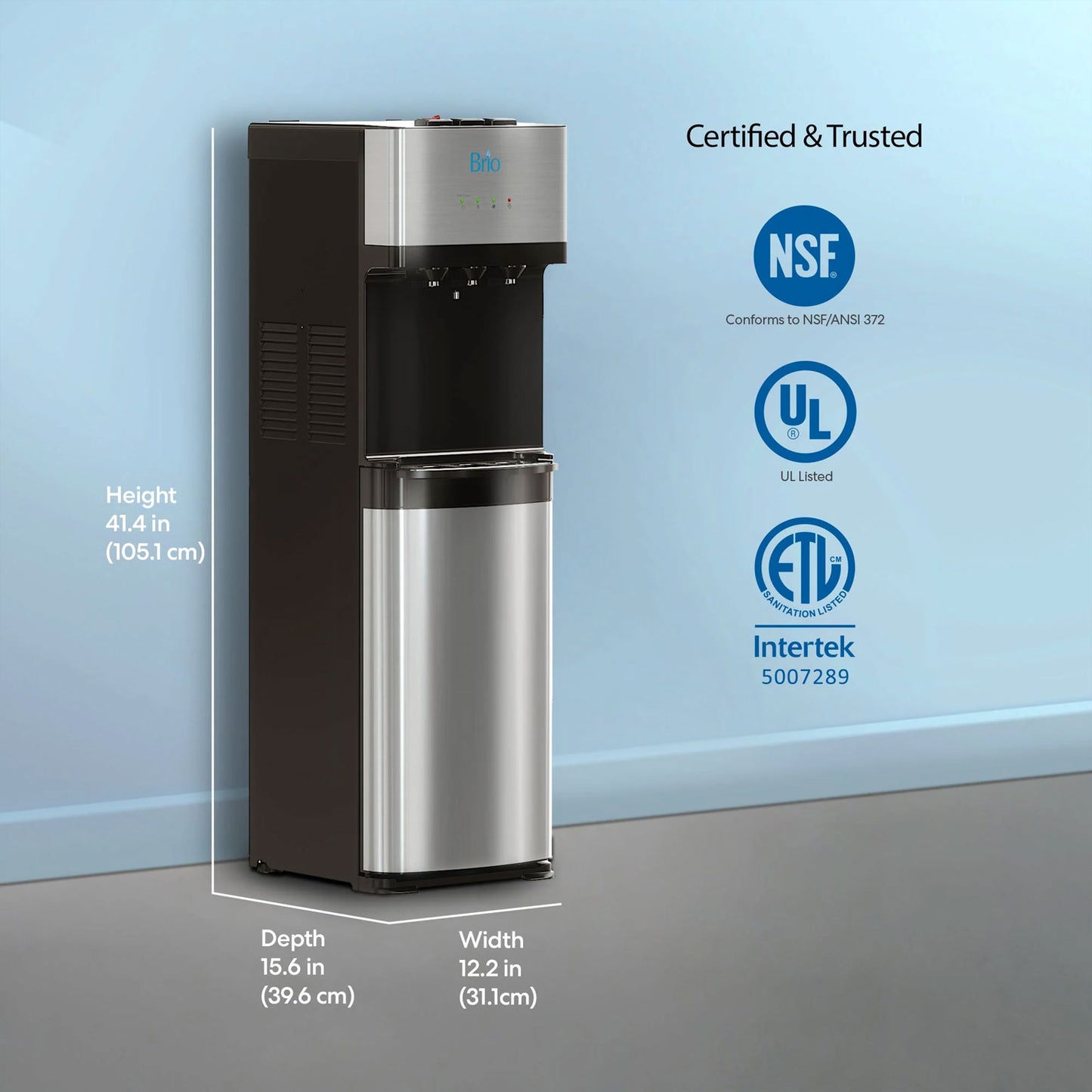 Brio Series 500 Self-Cleaning Bottom Load Water Dispenser