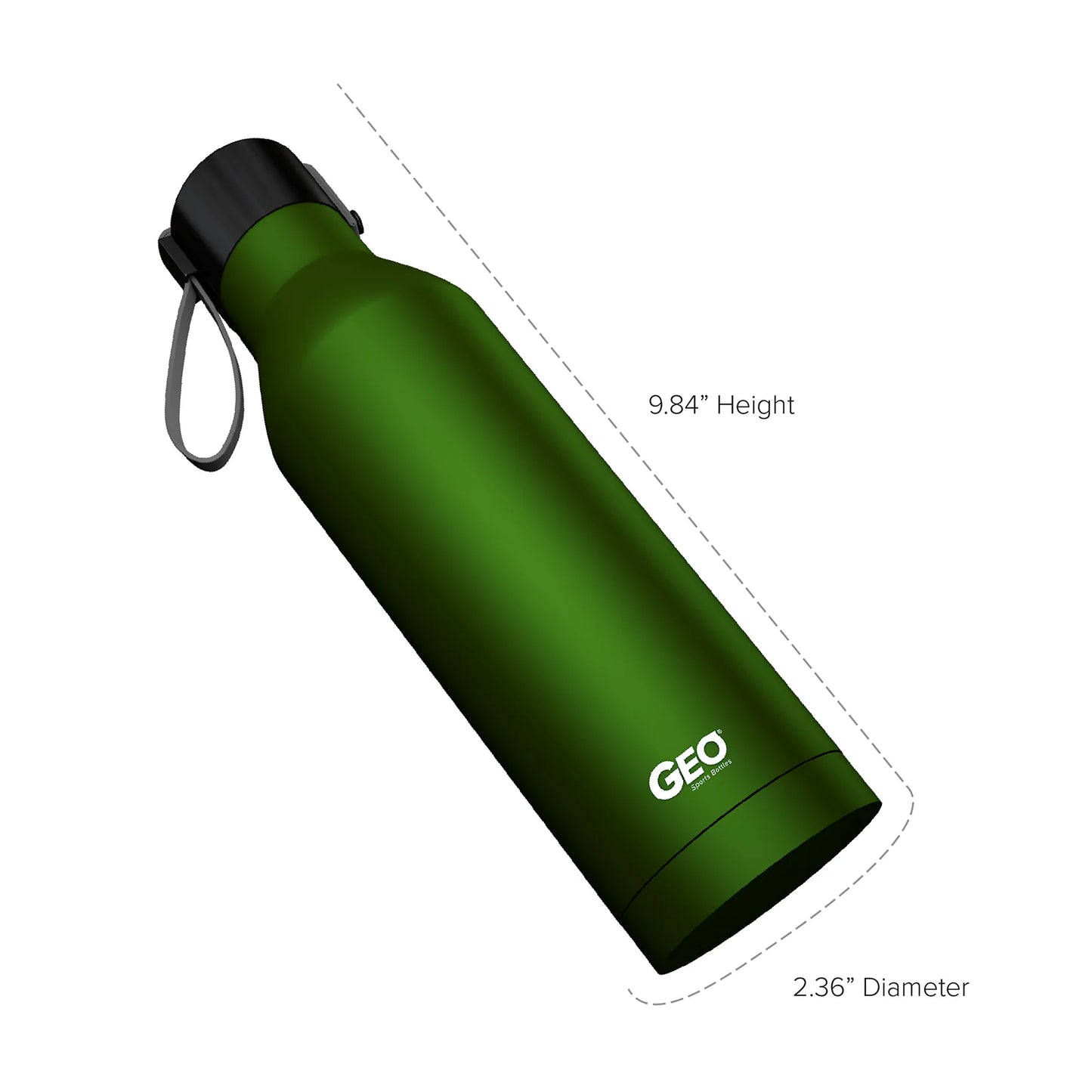 Geo 17oz Stainless Steel Water Bottle